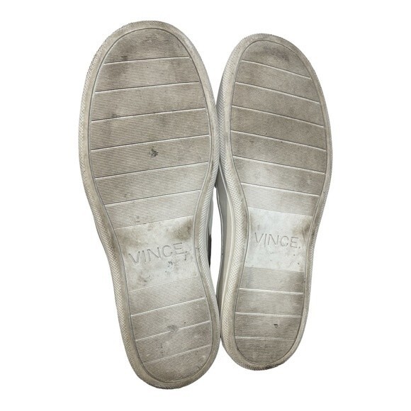 Vince Barron Tan Leather Men's Slip-on Sneakers Size 7.5 - Picture 4 of 5